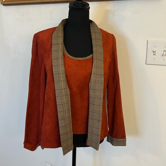 Vintage Perceptions Elegant Tank and Jacket/Blazer, Sz. 8P. - Picture 1 of 10
